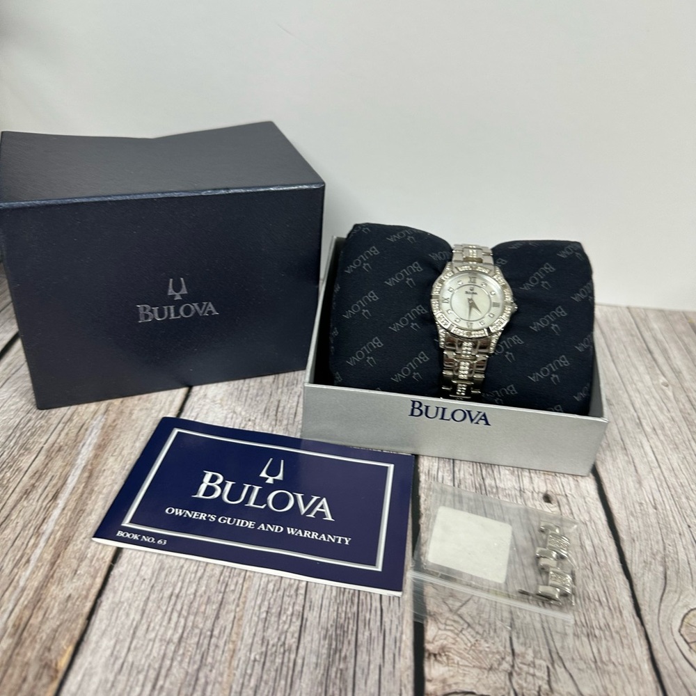 Bulova Woman’s Watch with Swarovski Crystals